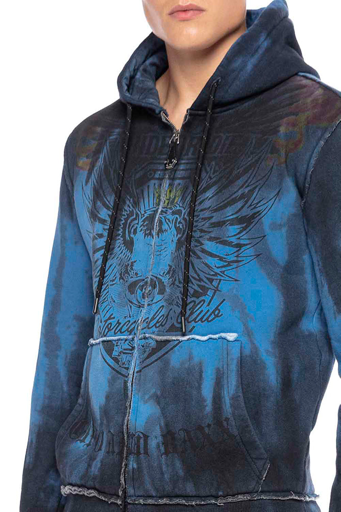 Cipo &amp; Baxx TACOMA Men's Hooded Sweatshirt Jacket CL404