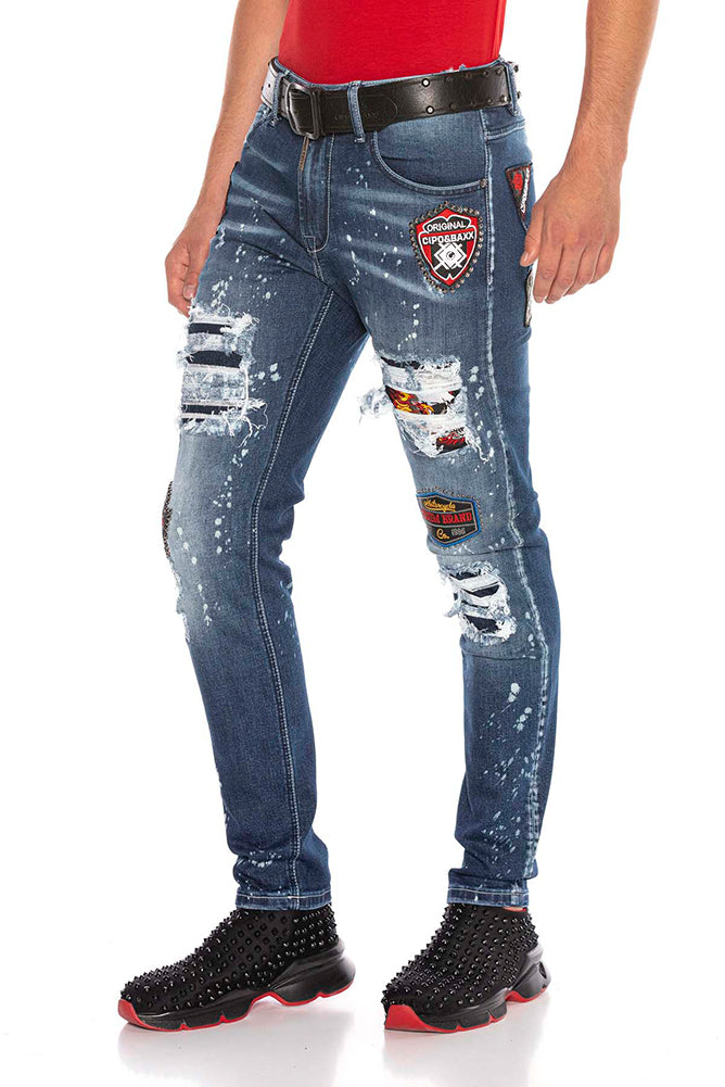 Cipo & Baxx ROADSTAR Herren Jeans Denim CD643