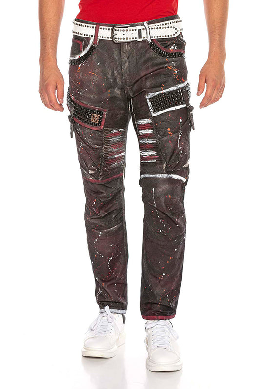 Cipo &amp; Baxx WESTED Mens Jeans Denim CD636