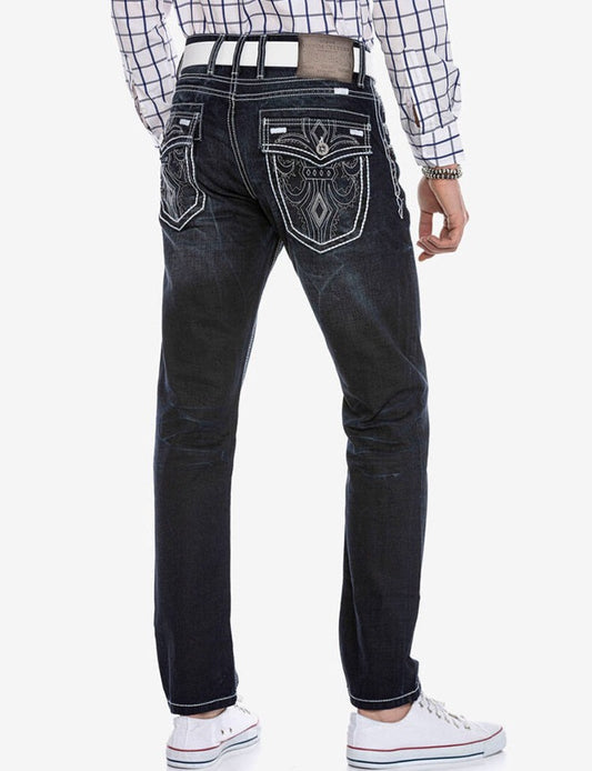 Cipo &amp; Baxx ARMORIAL Men's Jeans Denim CD324