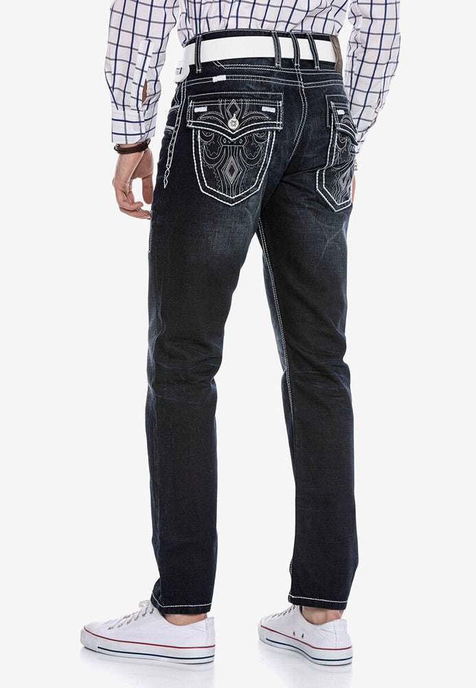 Cipo &amp; Baxx ARMORIAL Men's Jeans Denim CD324