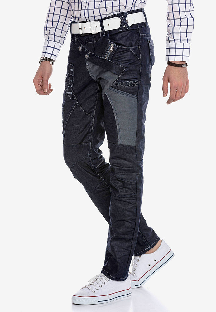 Cipo &amp; Baxx PERFORMANCE men's jeans denim CD301