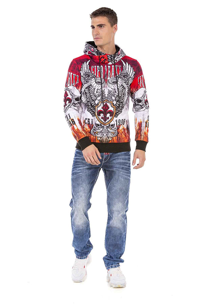 Cipo &amp; Baxx REDFORD hooded sweatshirt jacket CL469