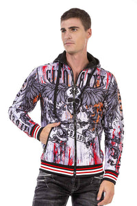 Cipo &amp; Baxx HORIZON hooded sweatshirt jacket CL462
