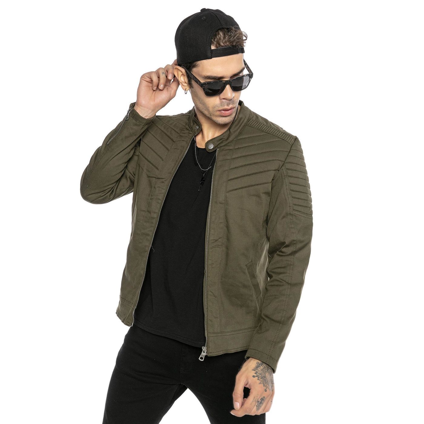 Redbridge LUNDGREEN Khaki Herren Jacke M6088