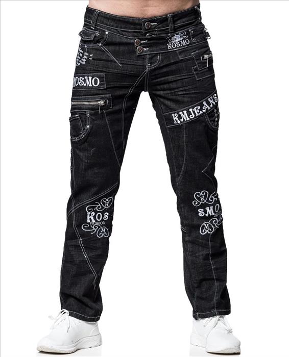 Kosmo Lupo ARMOR Herren Jeans Denim Straight Cut