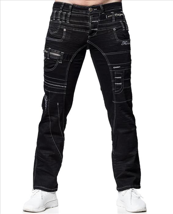 Kosmo Lupo WACO Herren Jeans Denim Straight Cut