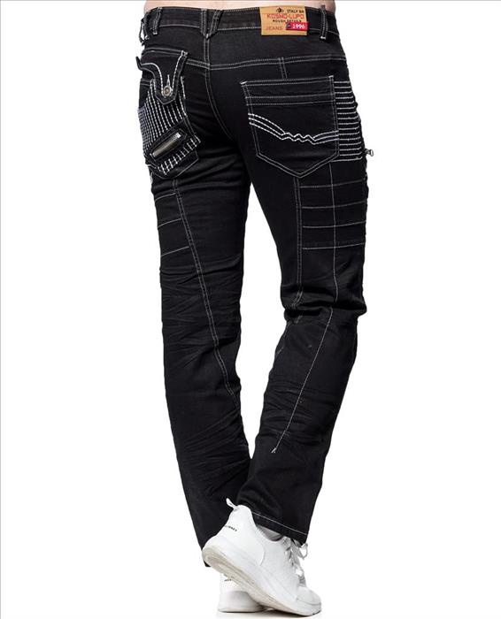 Kosmo Lupo WACO Herren Jeans Denim Straight Cut