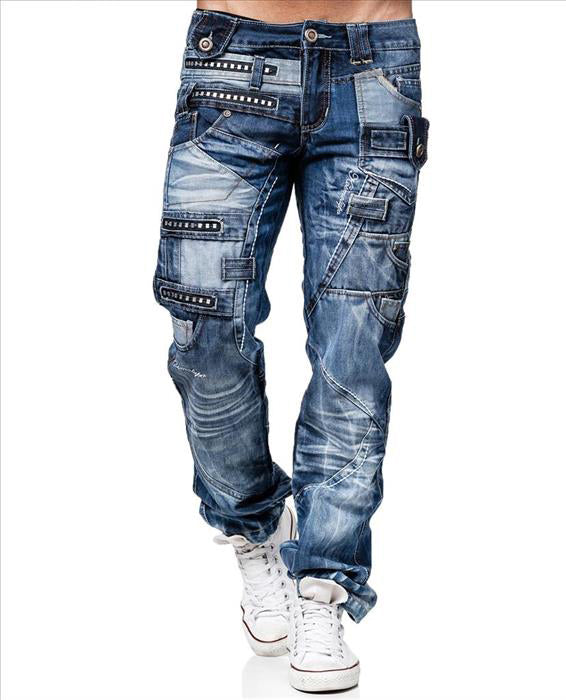 K&M Kosmo Lupo TURIN Herren Jeans Denim Straight Cut