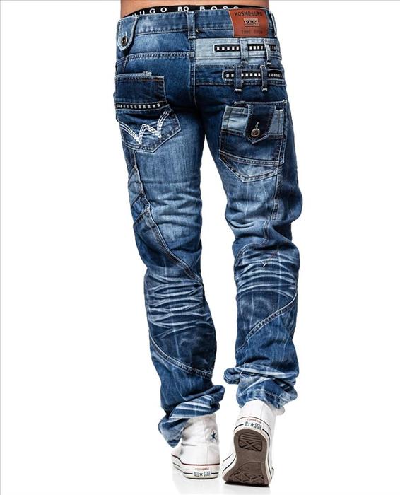 K&M Kosmo Lupo TURIN Herren Jeans Denim Straight Cut