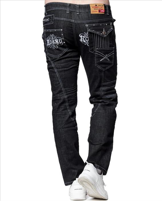 Kosmo Lupo ARMOR Herren Jeans Denim Straight Cut