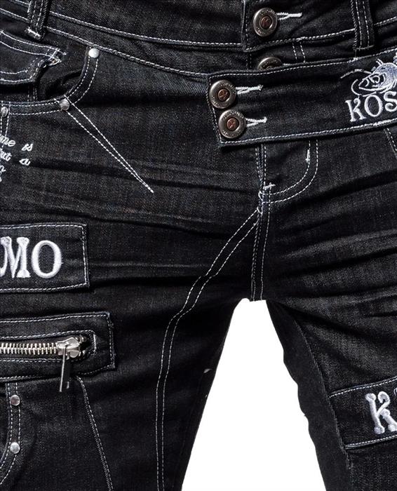 Kosmo Lupo ARMOR Herren Jeans Denim Straight Cut