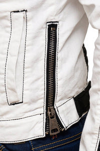 Cipo &amp; Baxx HELL RACER Men's Jeans Jacket Denim CJ163