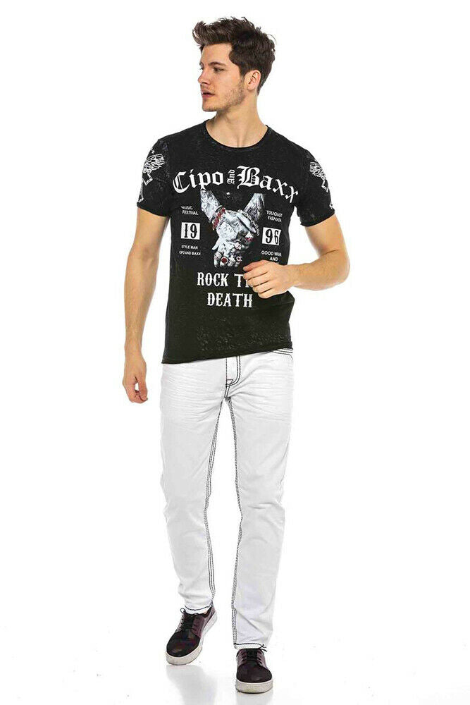 Cipo &amp; Baxx ROCKER Men's T-Shirt CT565