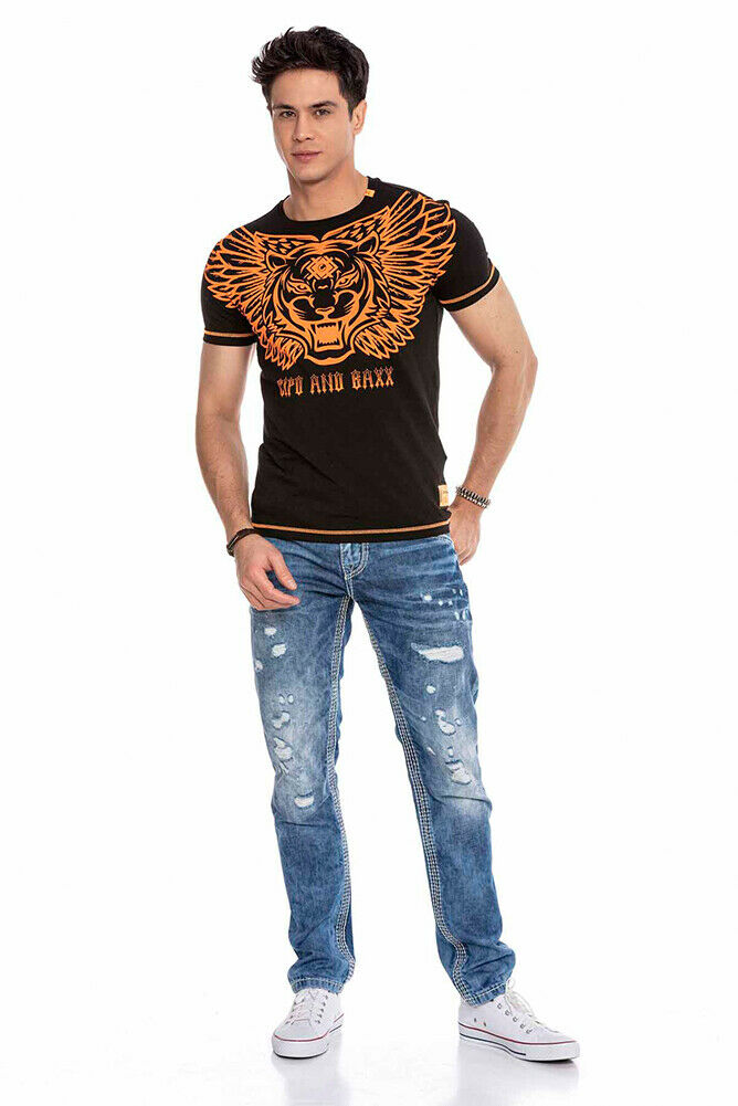 Cipo &amp; Baxx TIGER Men's T-Shirt CT644