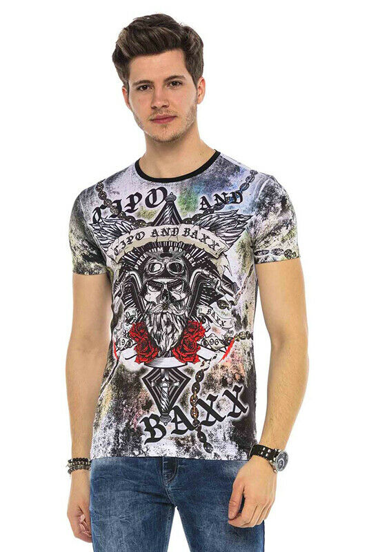 Cipo &amp; Baxx SALVADOR Men's T-Shirt CT535