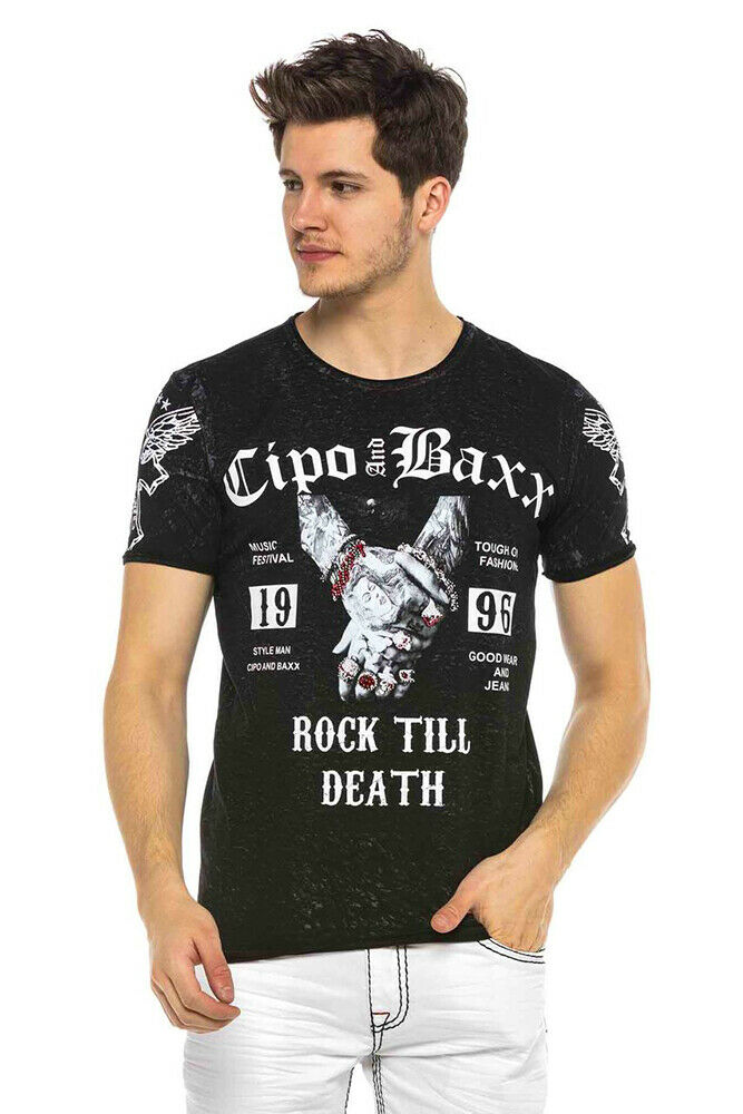 Cipo &amp; Baxx ROCKER Men's T-Shirt CT565